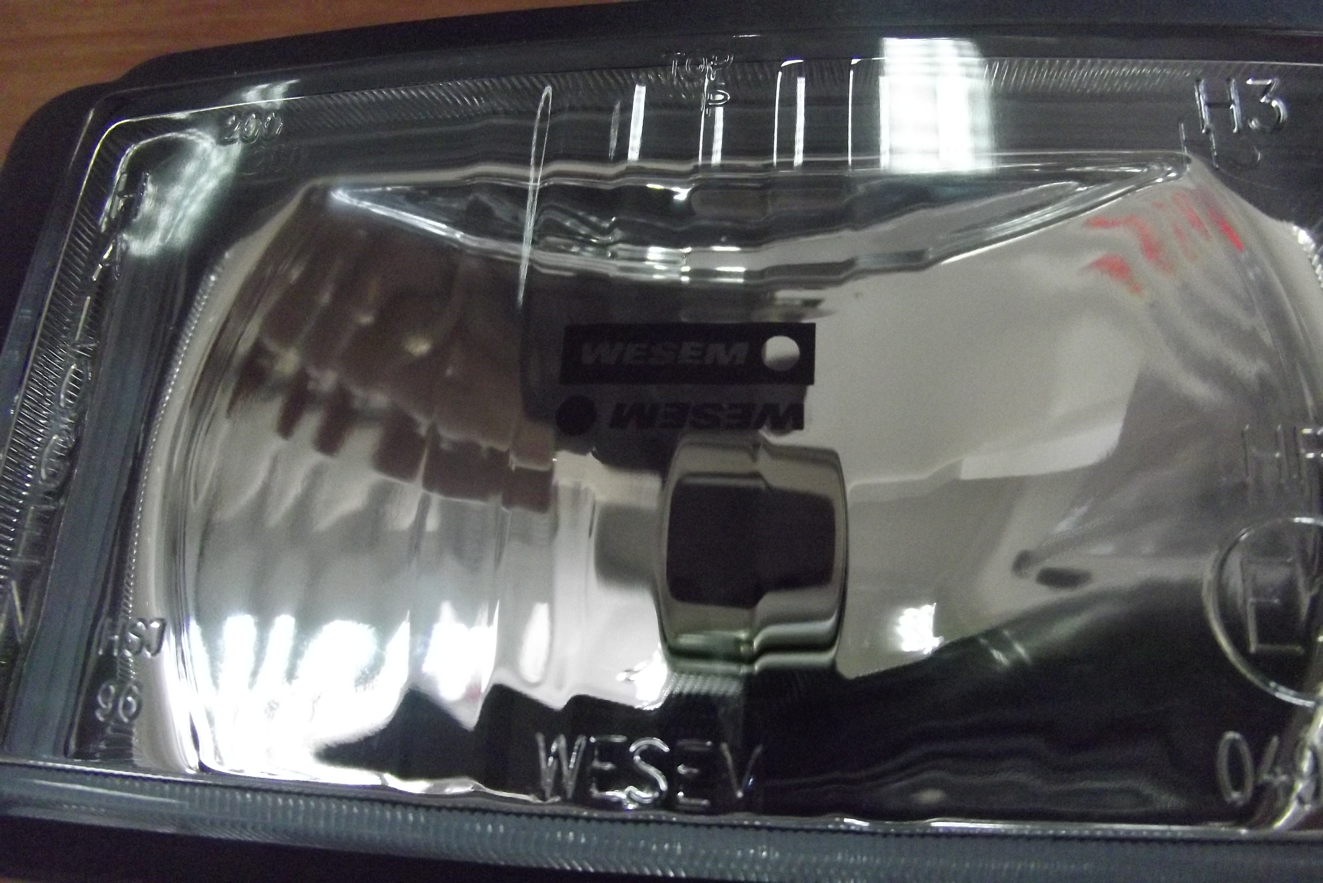 Halogen drogowy prostokątny H3 12V/55W H3 24V/70W — zdjęcie 1