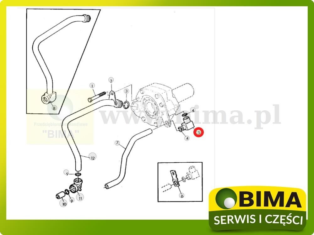 Złączka John Deere 1750,1840,1850,1850N,1950,1950N,2040 — zdjęcie 2