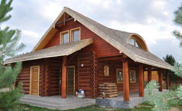 Naturalne dachy z wióra osikowego, gonty drewniane, wiór osikowy — zdjęcie 2