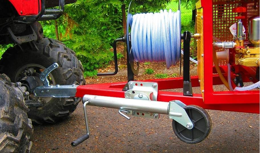 OPRYSKIWACZ SPALINOWY NA PRZYCZEPIE JEDNOOSIOWEJ, 400L, 6,5 kM,  — zdjęcie 6
