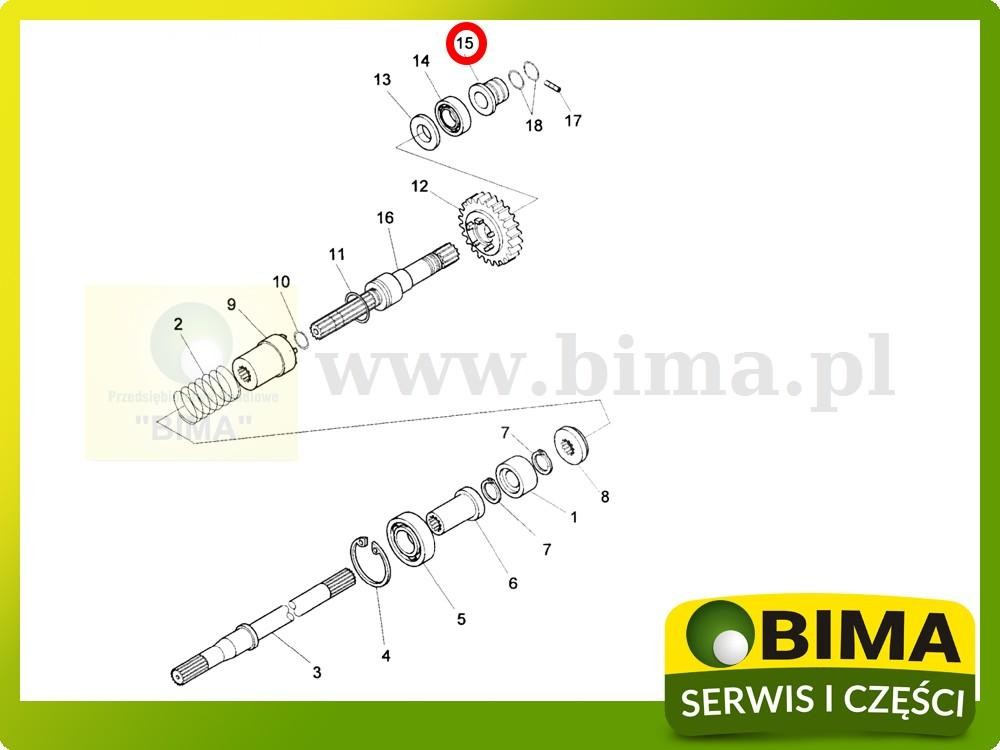 Tuleja Massey Ferguson 2210,2220,2225,2230,2235,2430 — zdjęcie 4