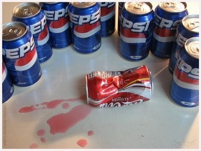 Batony, kawa, Red Bull, Coca Cola, Sprite, chemia,