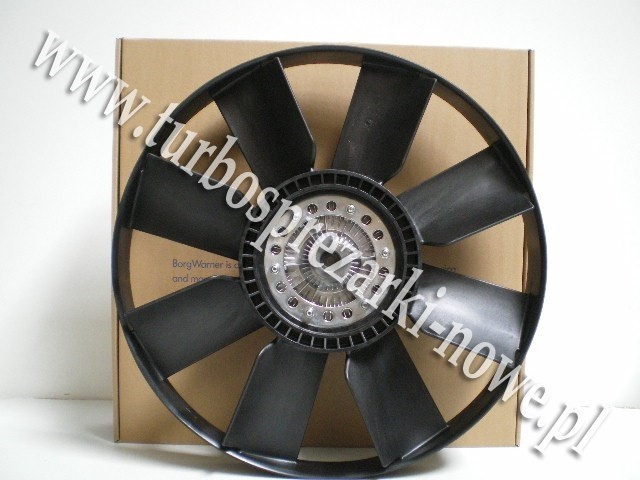 Nowy komplet wiskoza + sprzęgło + wentylator BorgWarner KKK     020003