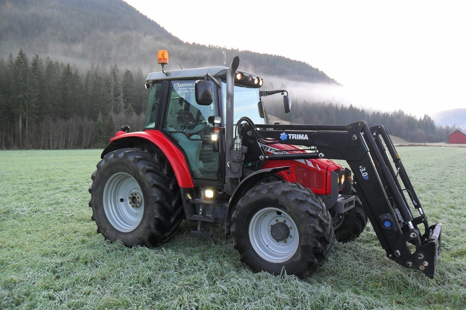 Ciągnik Massey Ferguson 6455 + ładowacz czołowy — zdjęcie 4