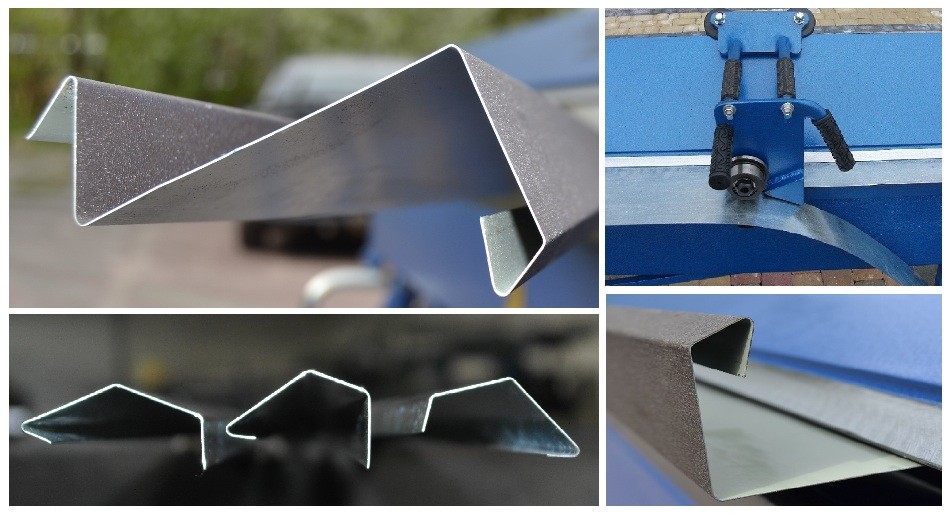 Zaginarka ręczna do blachy ZGR 1400mm / 1,5mm, zaginarki dekarskie — zdjęcie 2