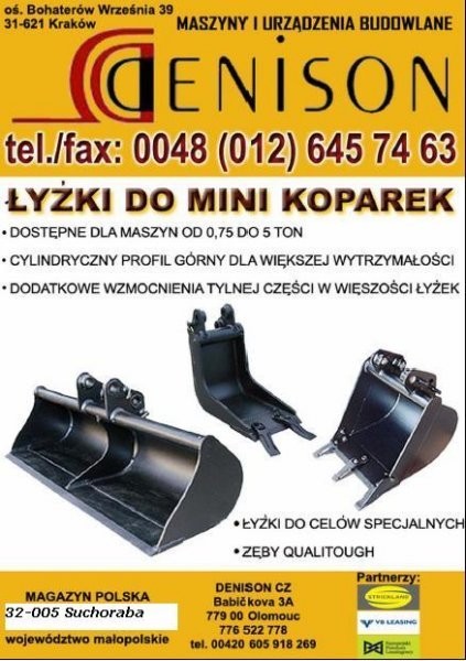 Łyżki koparkowe do maszyn JCB, CAT - części — zdjęcie 2