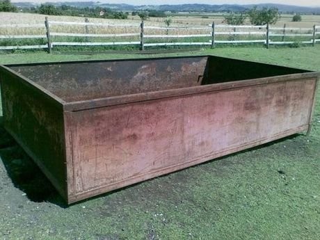 ZBIORNIK STALOWY 3,5m x 2,0m x 0,8m