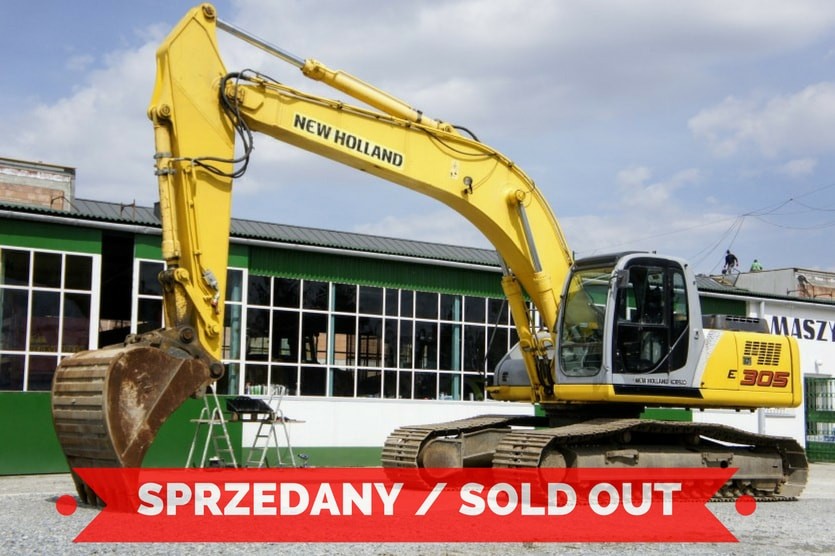 Koparka gąsienicowa NEW HOLLAND Kobelco E305, 2007r, 152 000 zł + VAT, — zdjęcie 1