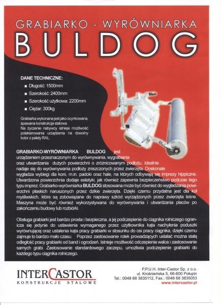 Grabiarko-Wyrówniarka Buldog — zdjęcie 1