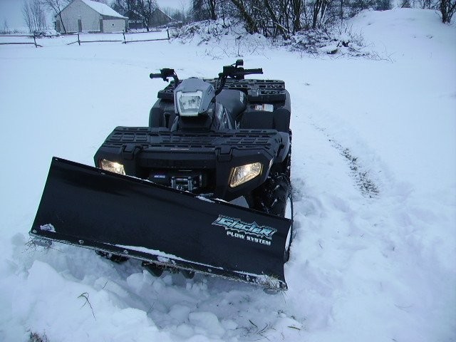 QAD POLARIS SPORTSMAN 700 PŁUG DO ŚNIEGU — zdjęcie 2