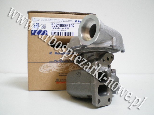 Deutz Fahr - Turbosprężarka BorgWarner KKK 5.7 53249886707 /  53249706