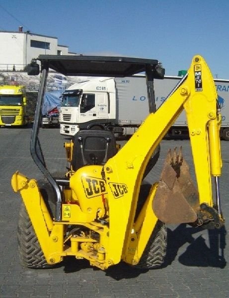 MINI KOPARKO ŁADOWARKA. JCB mini cx. 2005r 195 motogodzin — zdjęcie 3