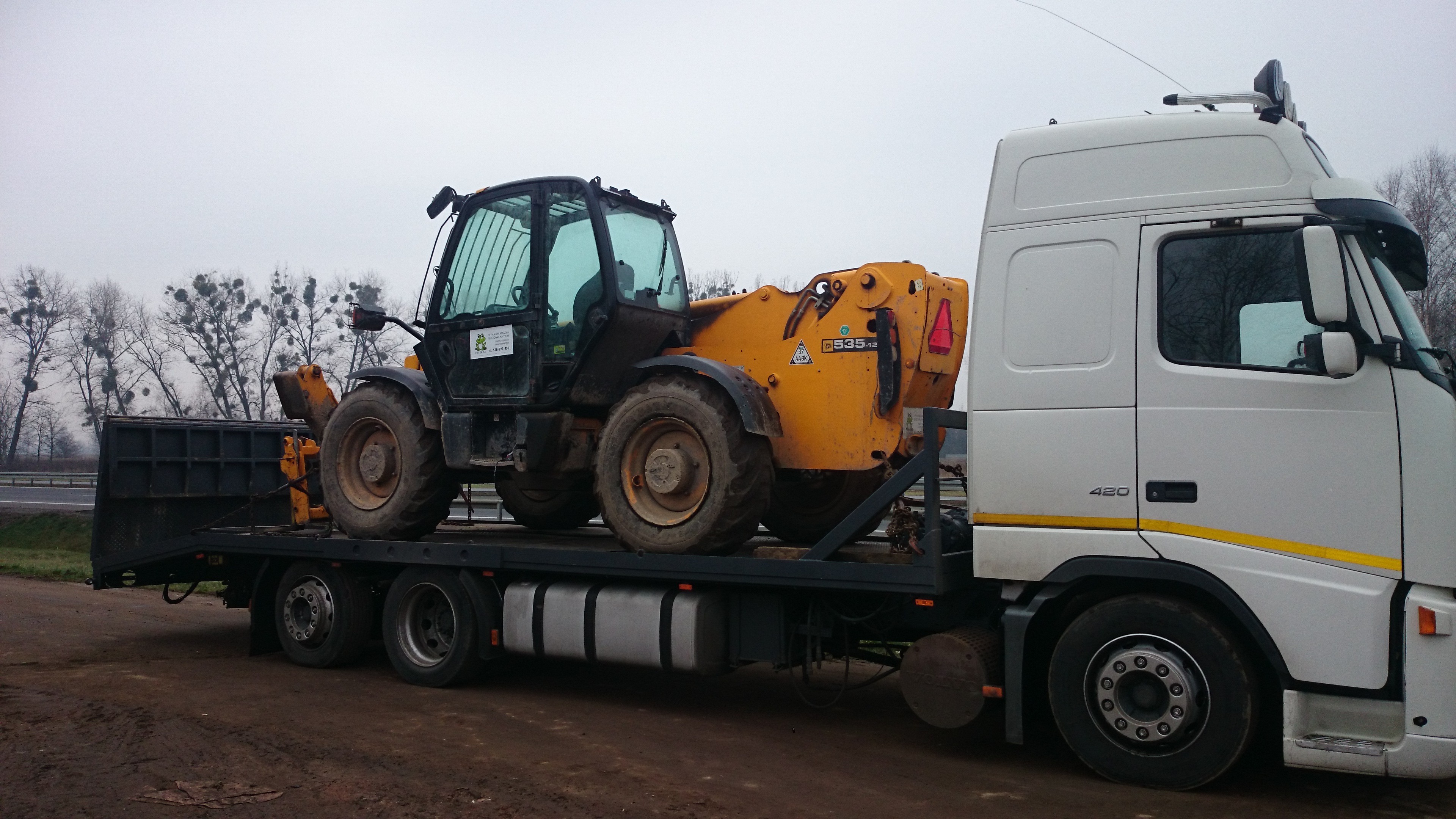 TRANSPORT MASZYN BUDOWLANYCH 15 TON dolnośląskie lubuskie