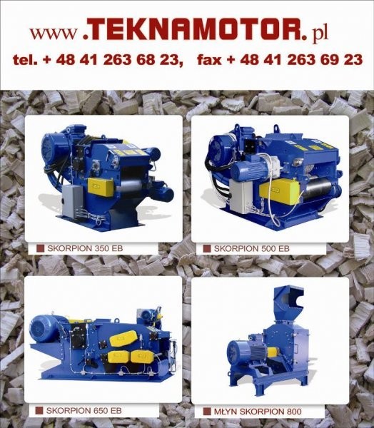 Wood chipper, Holzhacker, Hacker, Rębak Teknamotor — zdjęcie 3