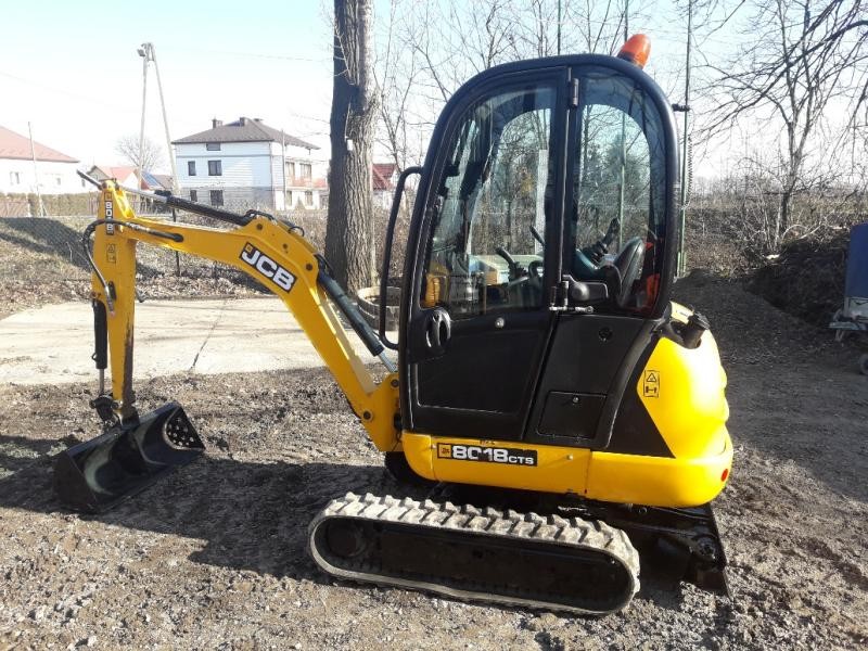 Sprzedam JCB 8018 2015 - minikoparki - dwie sztuki — zdjęcie 2