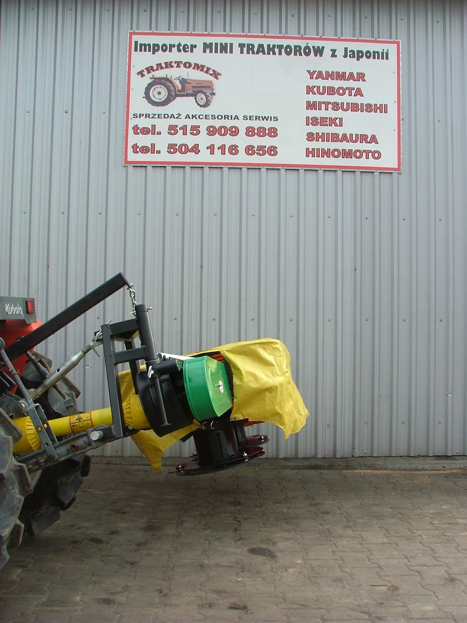 kosiarka rotacyjna bębnowa 120cm, do Yanmar, Kubot — zdjęcie 1