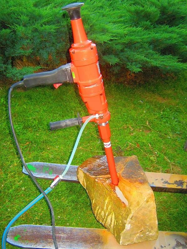 Wiertnica do betonu (otwornica) moc silnika 1500 W, max 80  mm,  — zdjęcie 4