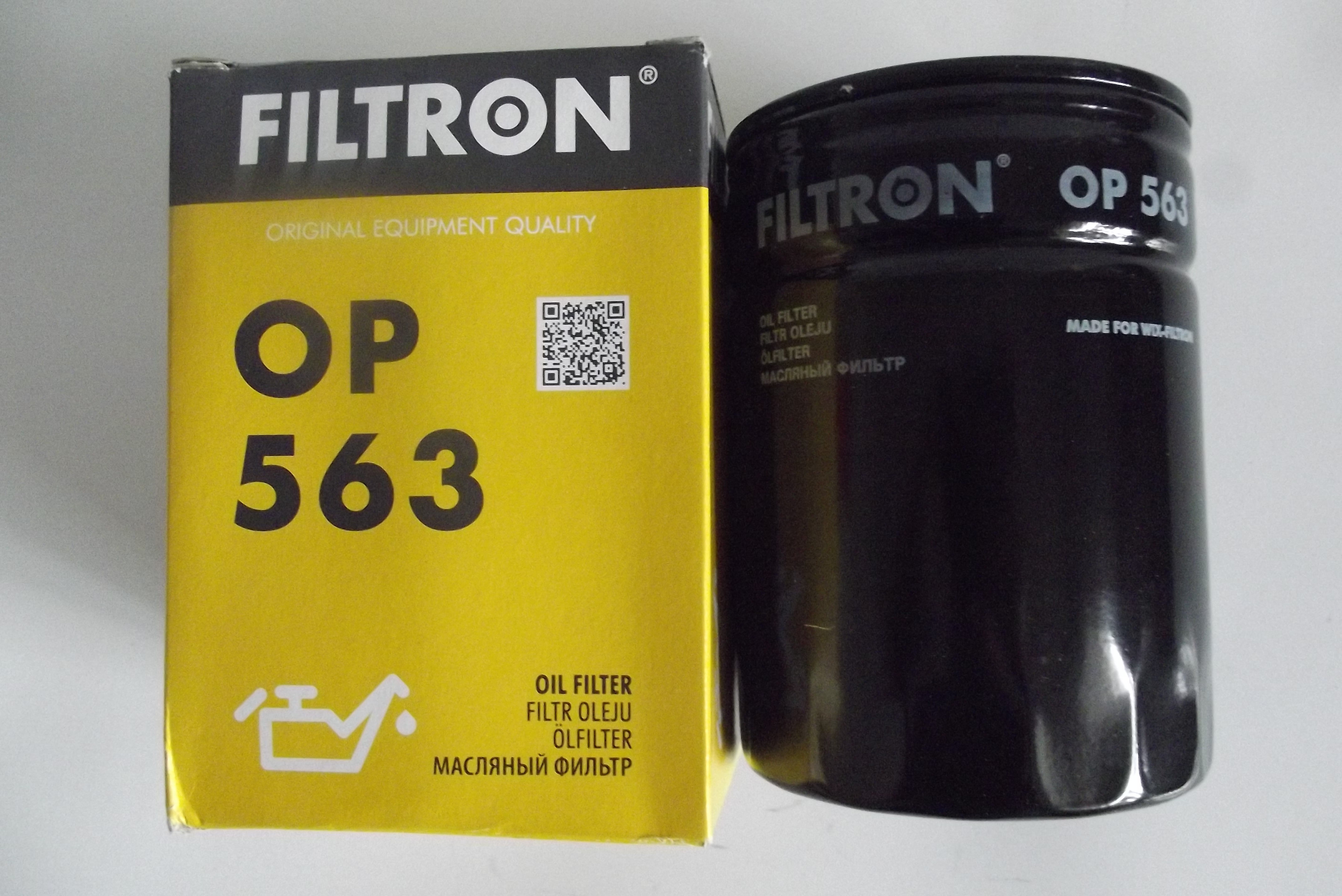 Filtr oleju OP 563 FILTRON — zdjęcie 1
