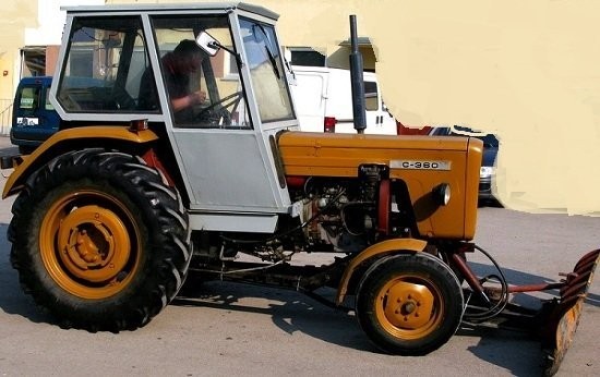 URSUS C-360 + Pług Do Śniegu OKAZJA !!! — zdjęcie 2
