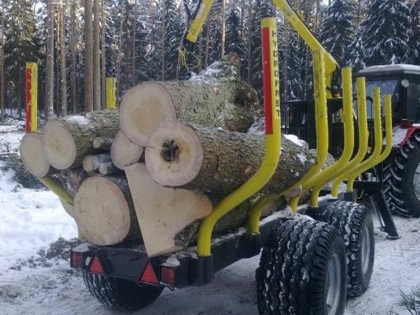 Przyczepa Leśna Hydromech / Hydrofast 7 ton, 9 ton — zdjęcie 5