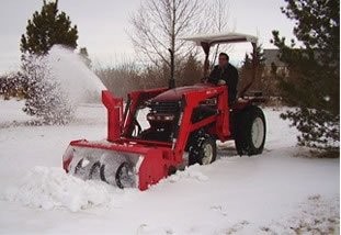 pług śnieżny wirnikowy B5418F 137cm z pompą — zdjęcie 1