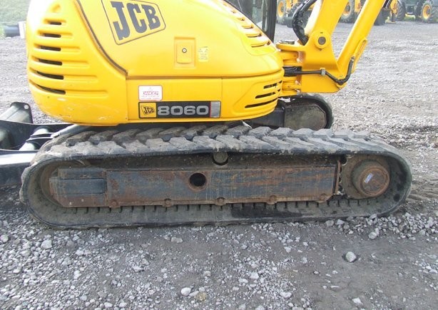 Minikoparka gąsienicowa JCB 8060 z roku 2007-- — zdjęcie 4