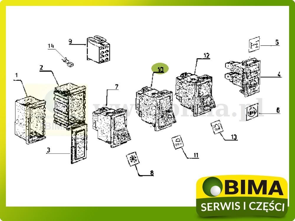 Włącznik świateł Renault CLAAS Ares 640,696,710,715,816 — zdjęcie 3