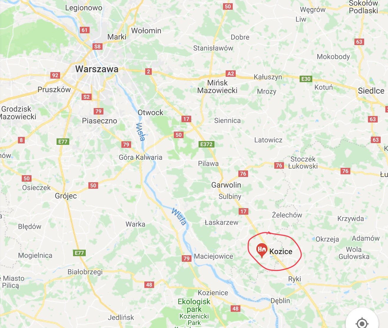 Sprzedam las blisko S17, Ryki, Garwolin — zdjęcie 1