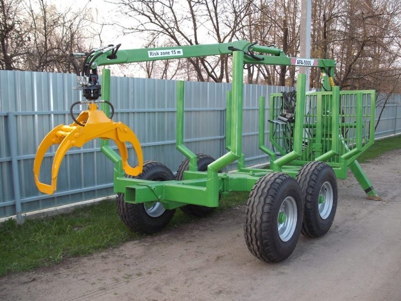 Przyczepa lesna AFA-5000 — zdjęcie 1