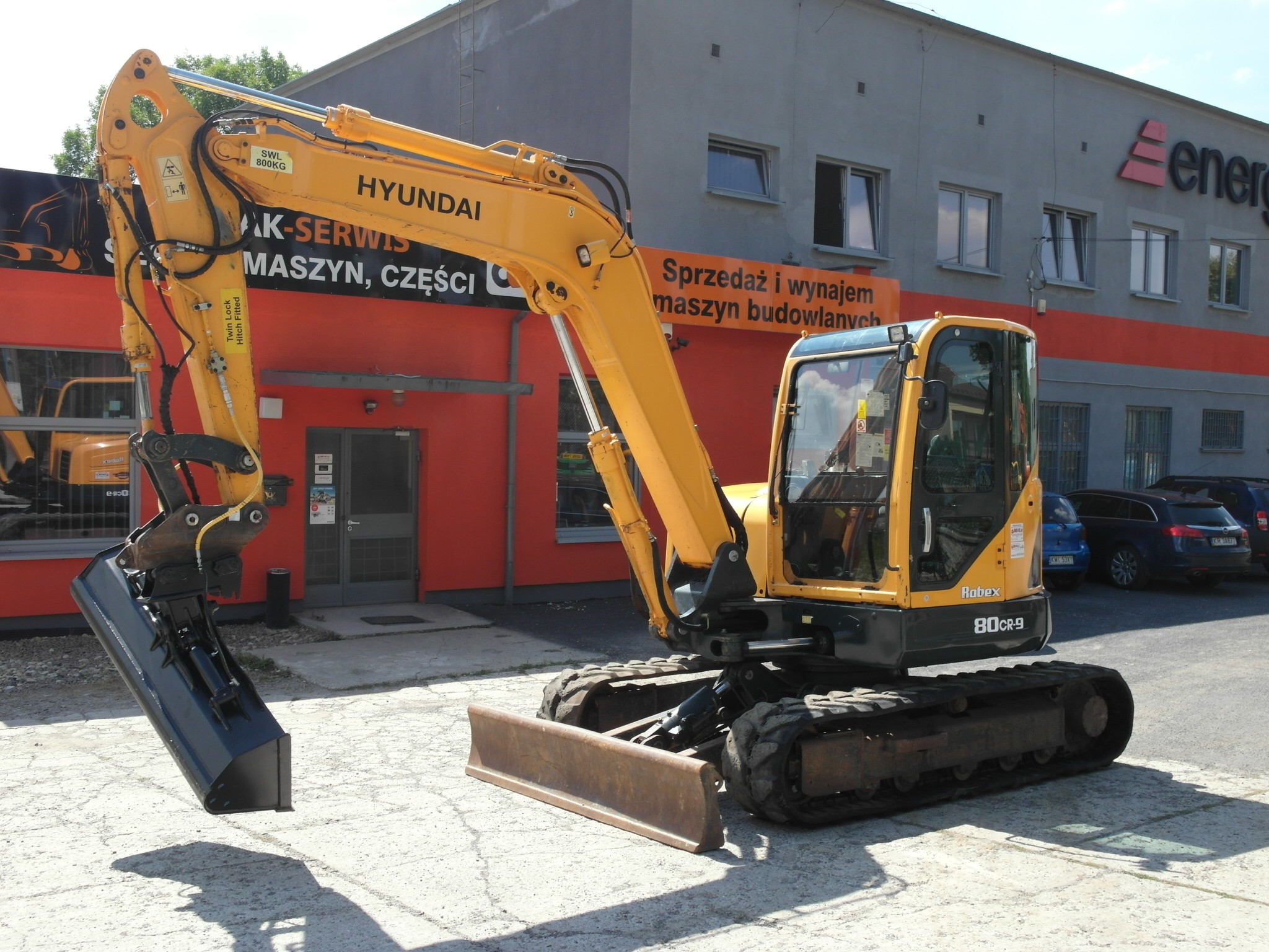 Minikoparka HYUNDAI ROBEX 80CR9 2011rok 8250kg — zdjęcie 2