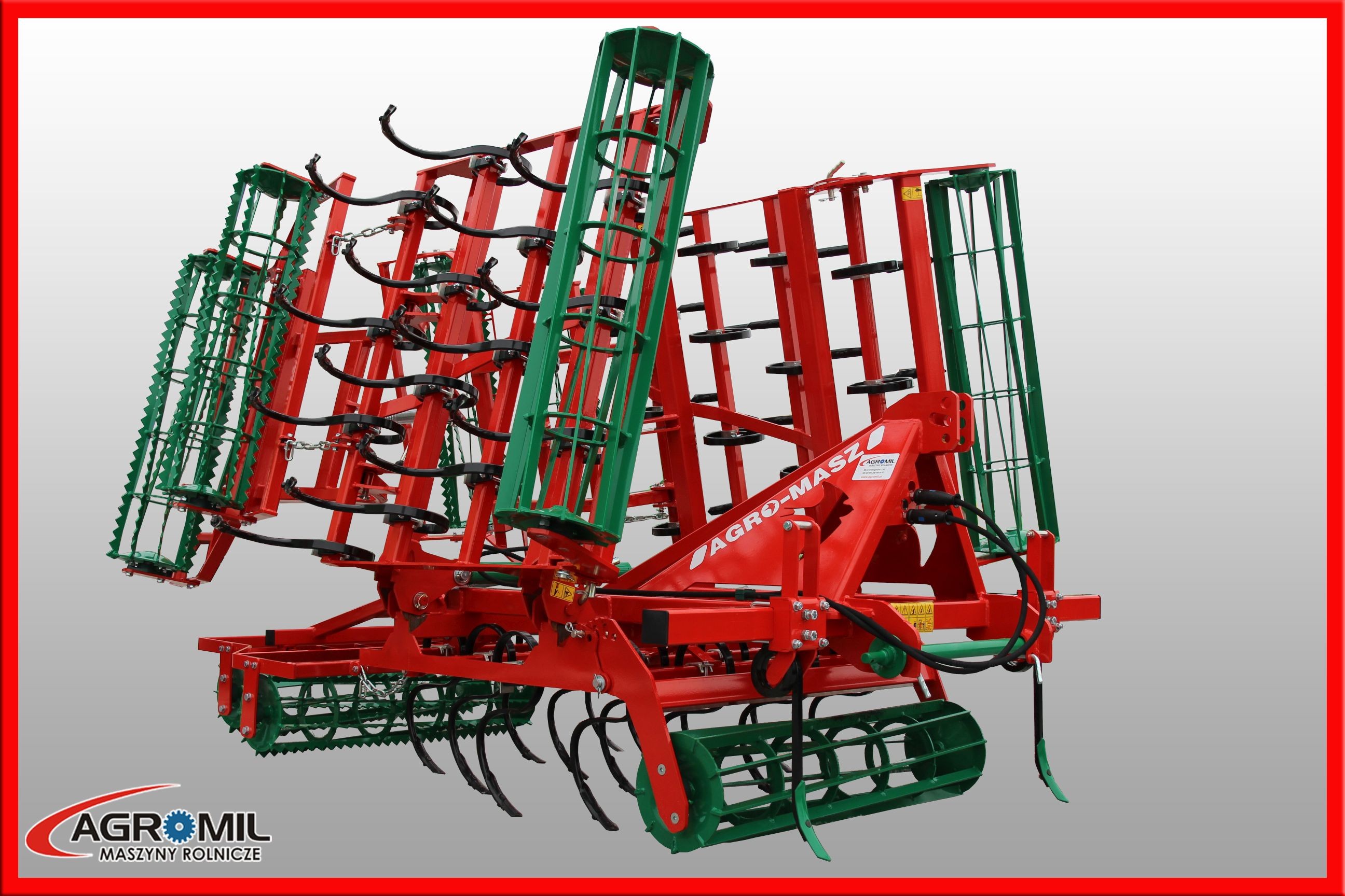 Agregat uprawowy hydrauliczny AGRO-MASZ hydraulicznie składane — zdjęcie 1