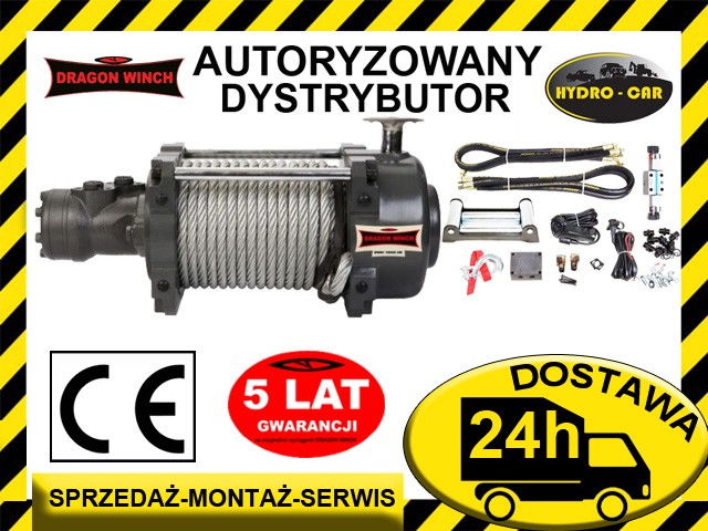 Wyciągarka hydrauliczna 8 ton do ciągników