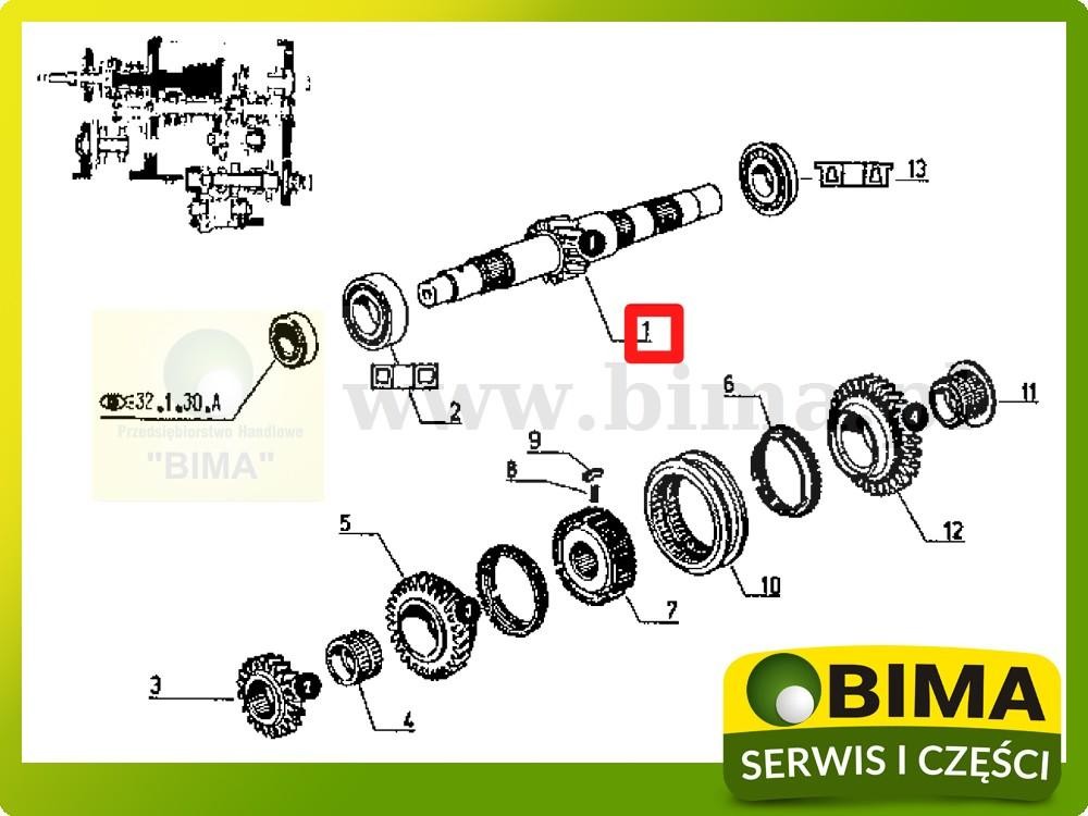Używany wałek górny Renault CLAAS 113-12,113-14,120-14 — zdjęcie 3