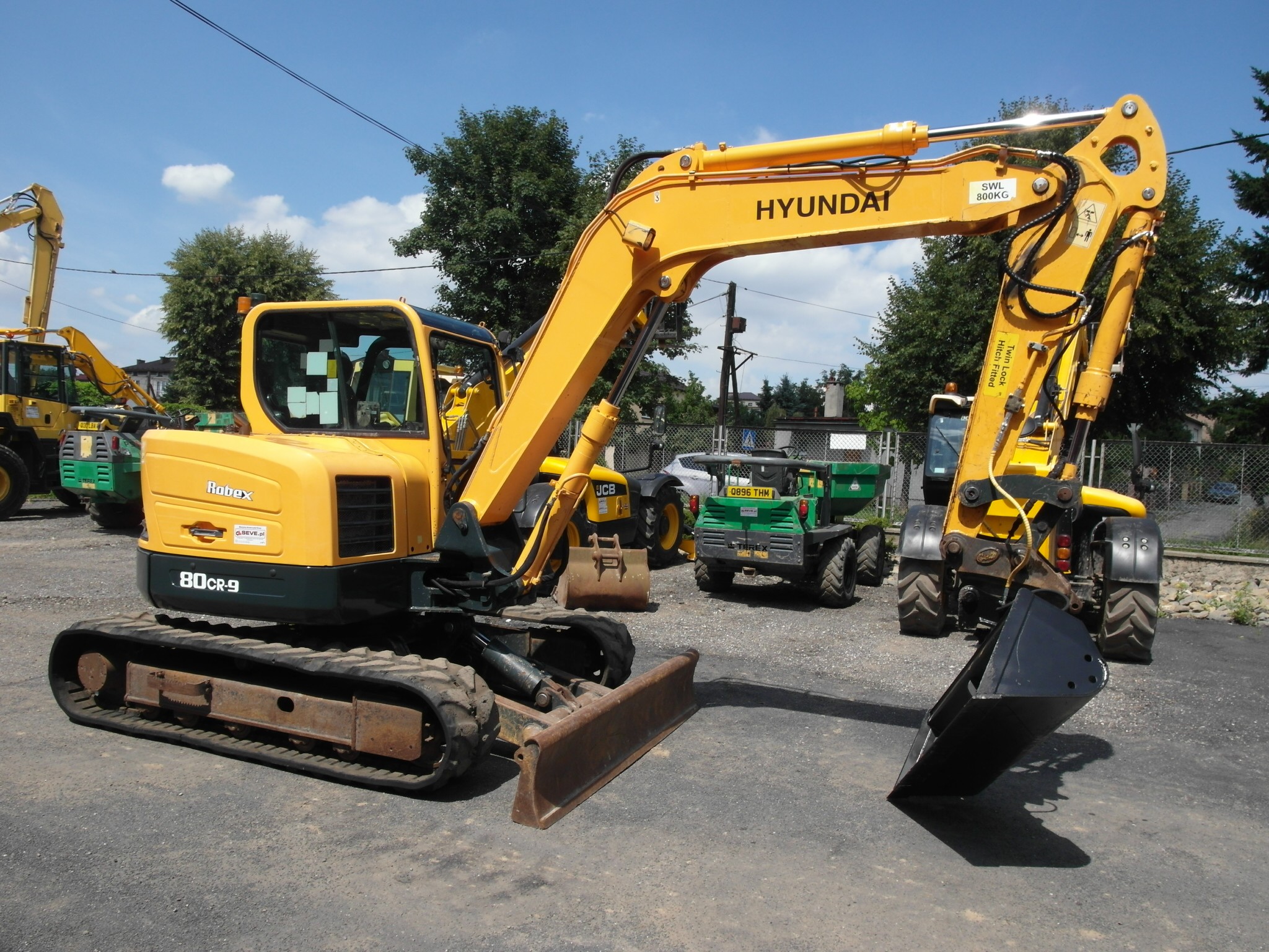 Minikoparka HYUNDAI ROBEX 80CR9 2011rok 8250kg — zdjęcie 1