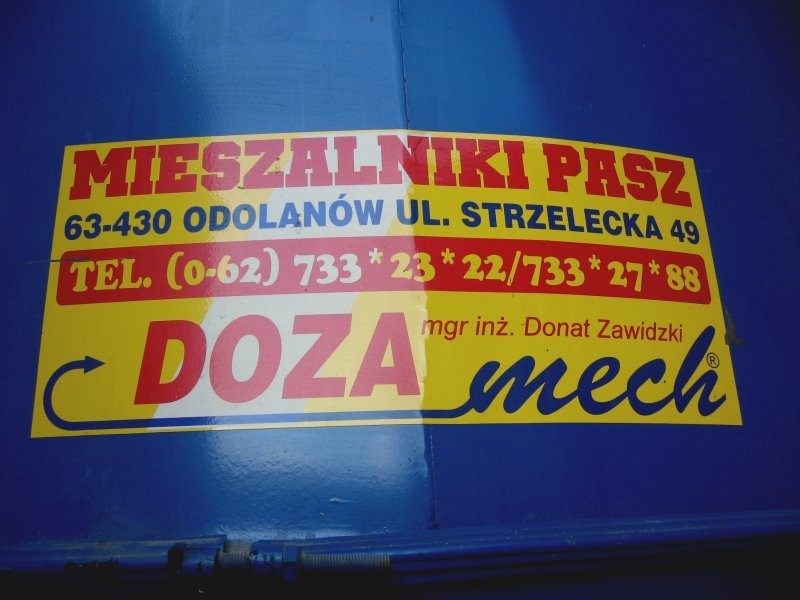 NOWY!Mieszalnik Pasz 2000 kg,DOZAMECH ODOLANÓW — zdjęcie 2