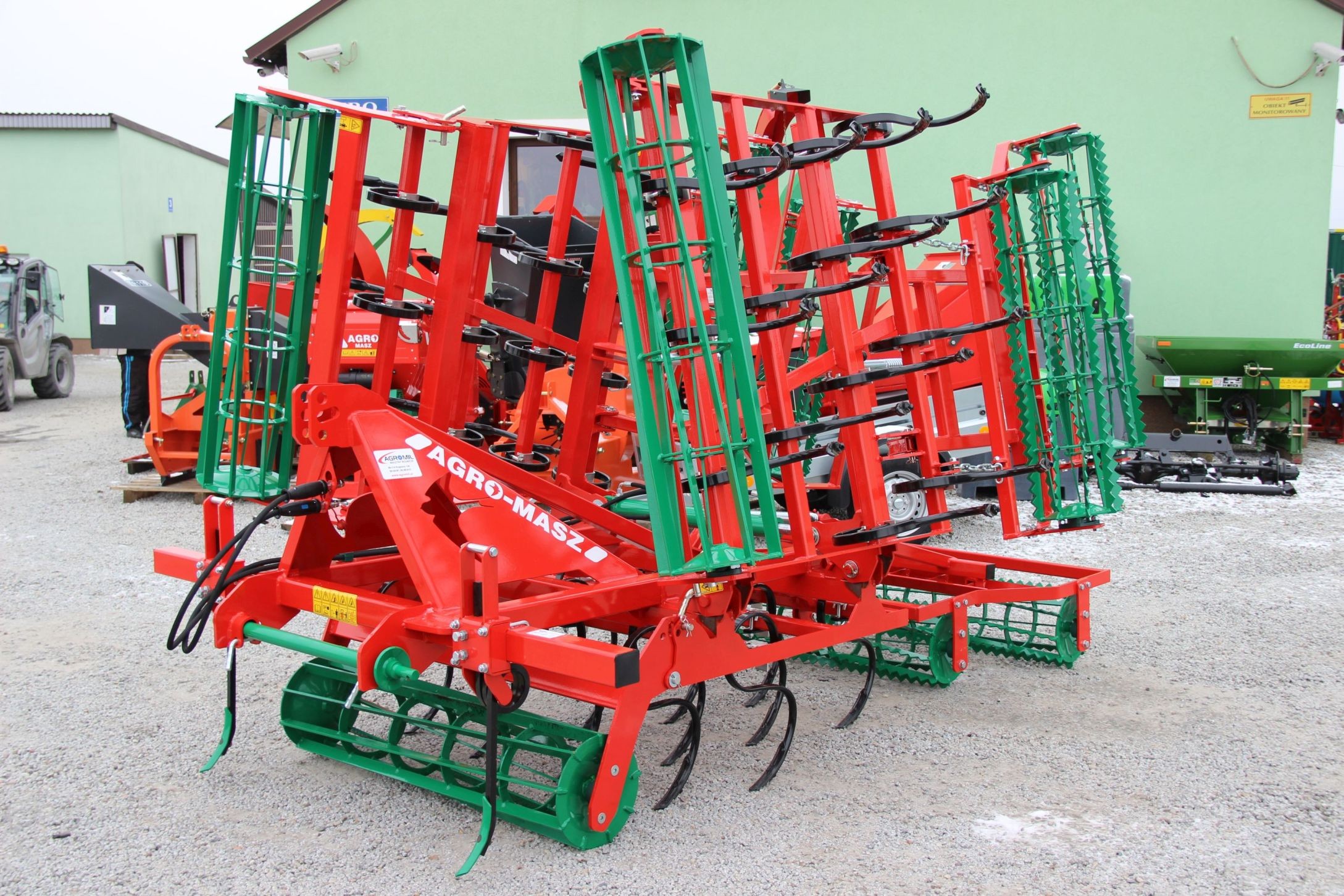 Agregat uprawowy hydrauliczny AGRO-MASZ hydraulicznie składane — zdjęcie 6
