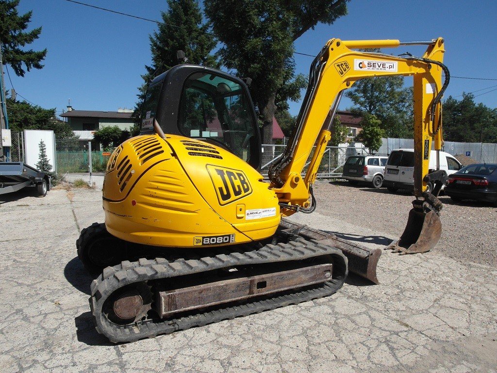 Minikoparka JCB 8080 8 ton 2007rok szybkozłącze klimatyzacja — zdjęcie 4