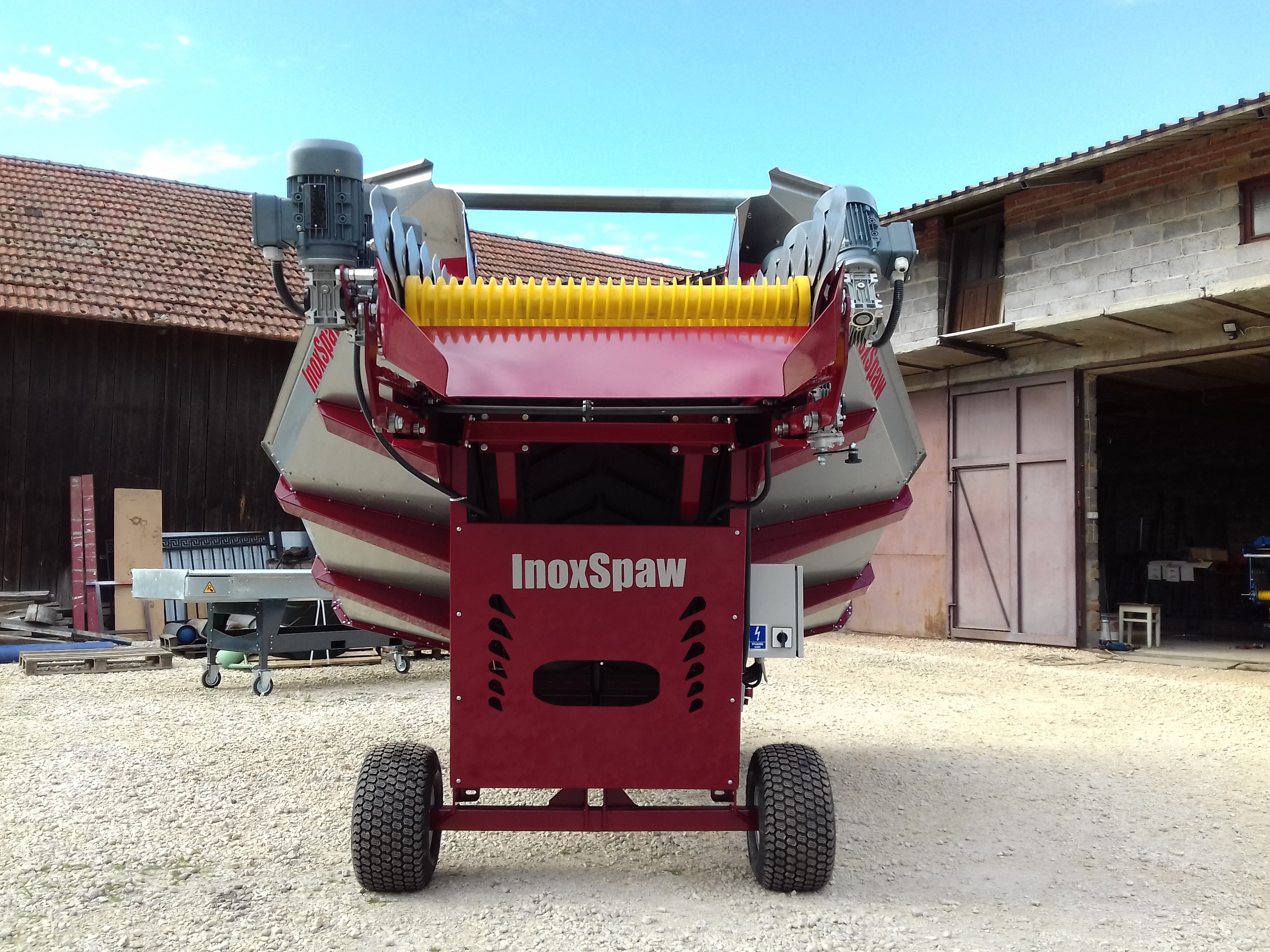 Kosz przyjęciowy T800 N7N receiving hopper bunkier rolki spiralne  — zdjęcie 5