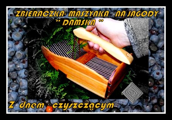 ZBIERACZKA MASZYNKA DO ZBIORU JAGÓD I BORÓWEK — zdjęcie 1