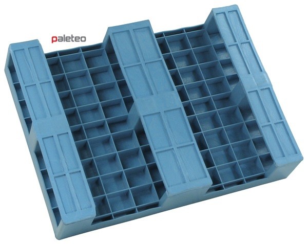 PPB8N PALETA PLASTIKOWA 800x600 - PEŁNA NIEBIESKA — zdjęcie 3