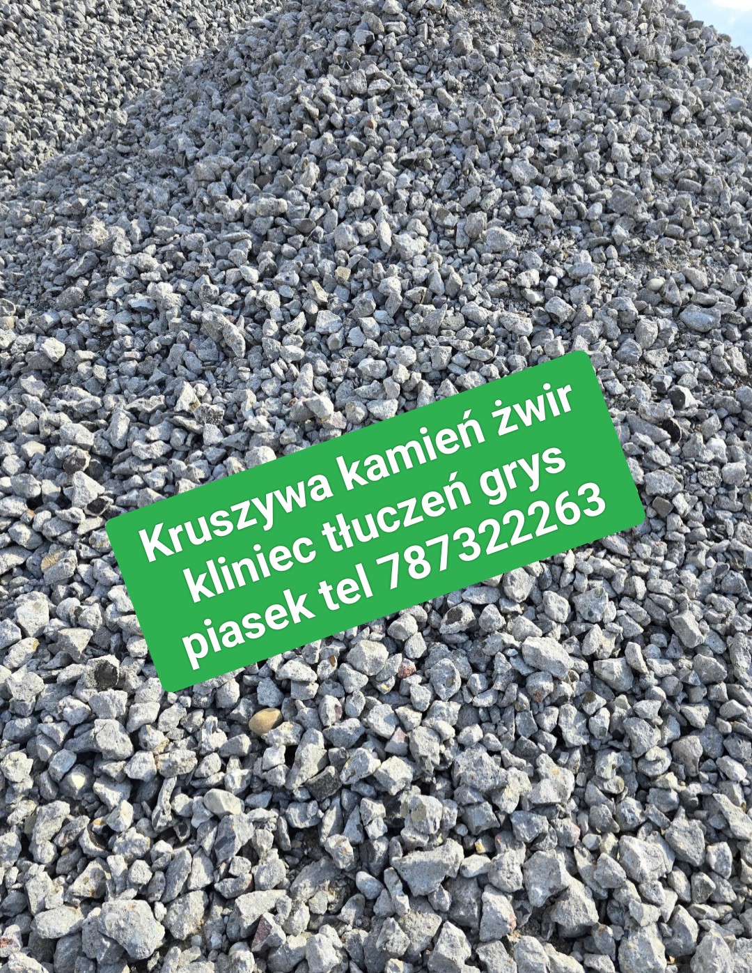 Kruszywa kamień piasek Rzeszów tel 787322263