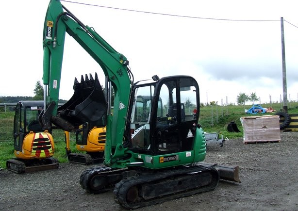 Minikoparka gąsienicowa JCB 8052 ZTS z roku 2007' — zdjęcie 1