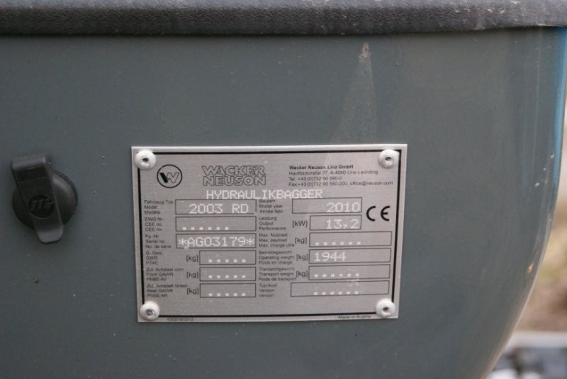NEUSON 2003 NOWA 18KM MINIKOPARKA LESING GWARANCJA — zdjęcie 4