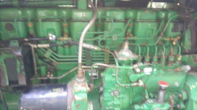 Części silnika John Deere 1188 model silnika 6466 wał,blok,pompa. — zdjęcie 1