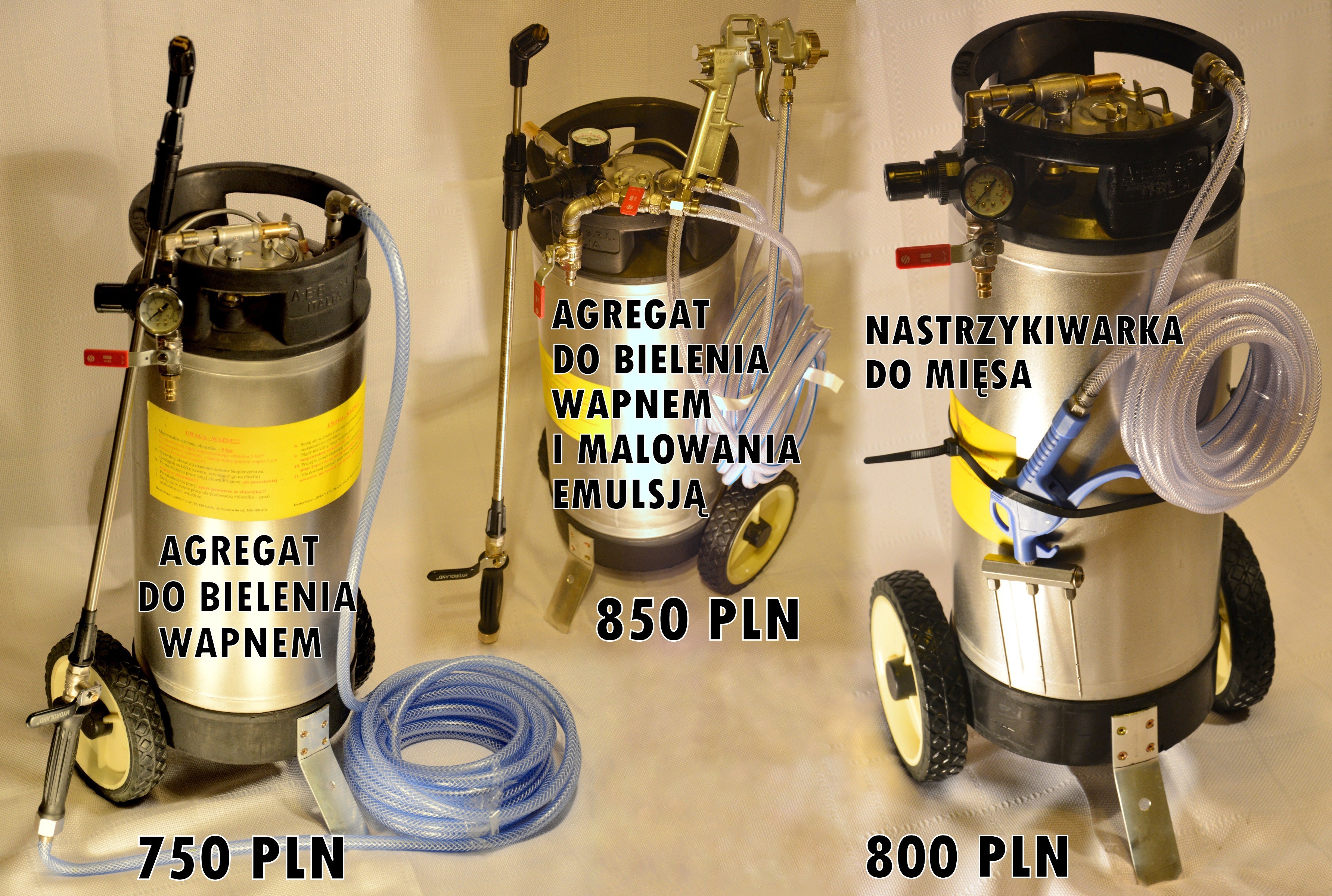 AGREGAT DO BIELENIA WAPNEM  I MALOWANIA EMULSJĄ  GWARANCJA 2 LATA — zdjęcie 6