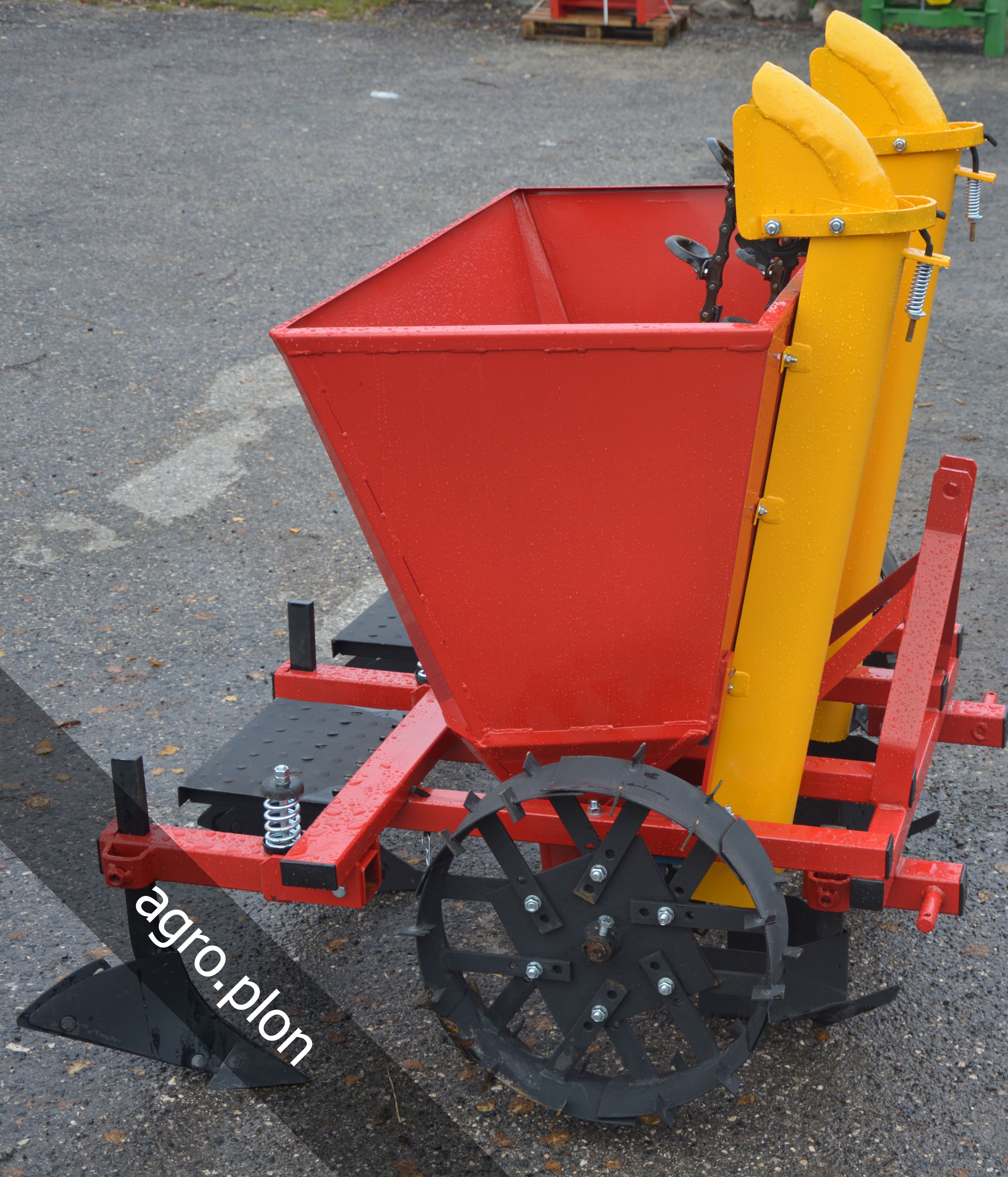 Sadzarka do ziemniaków dwurzędowa Metalowe kosze PROMOCJA Transport — zdjęcie 8