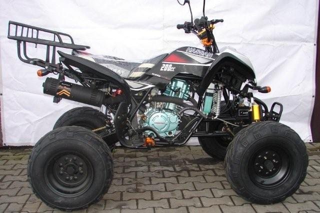Quad ATV 200 cm3 4 biegi + wsteczny z homologacją na 2 osoby — zdjęcie 1