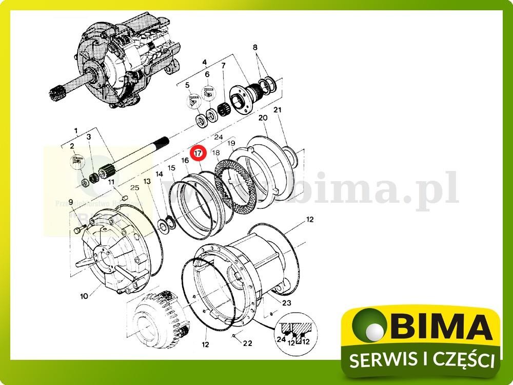 Oring speedshift Massey Ferguson 6170,6180,6190,6235 — zdjęcie 2