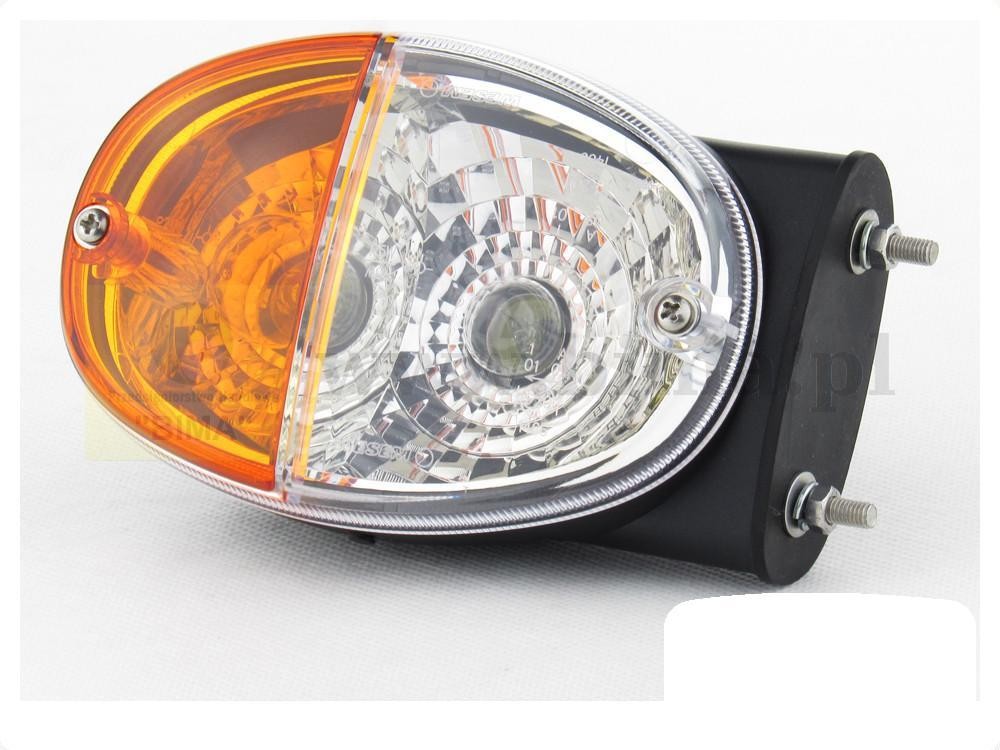 Lampa przednia boczna pozycja kierunkowskaz do ciągnika U — zdjęcie 1