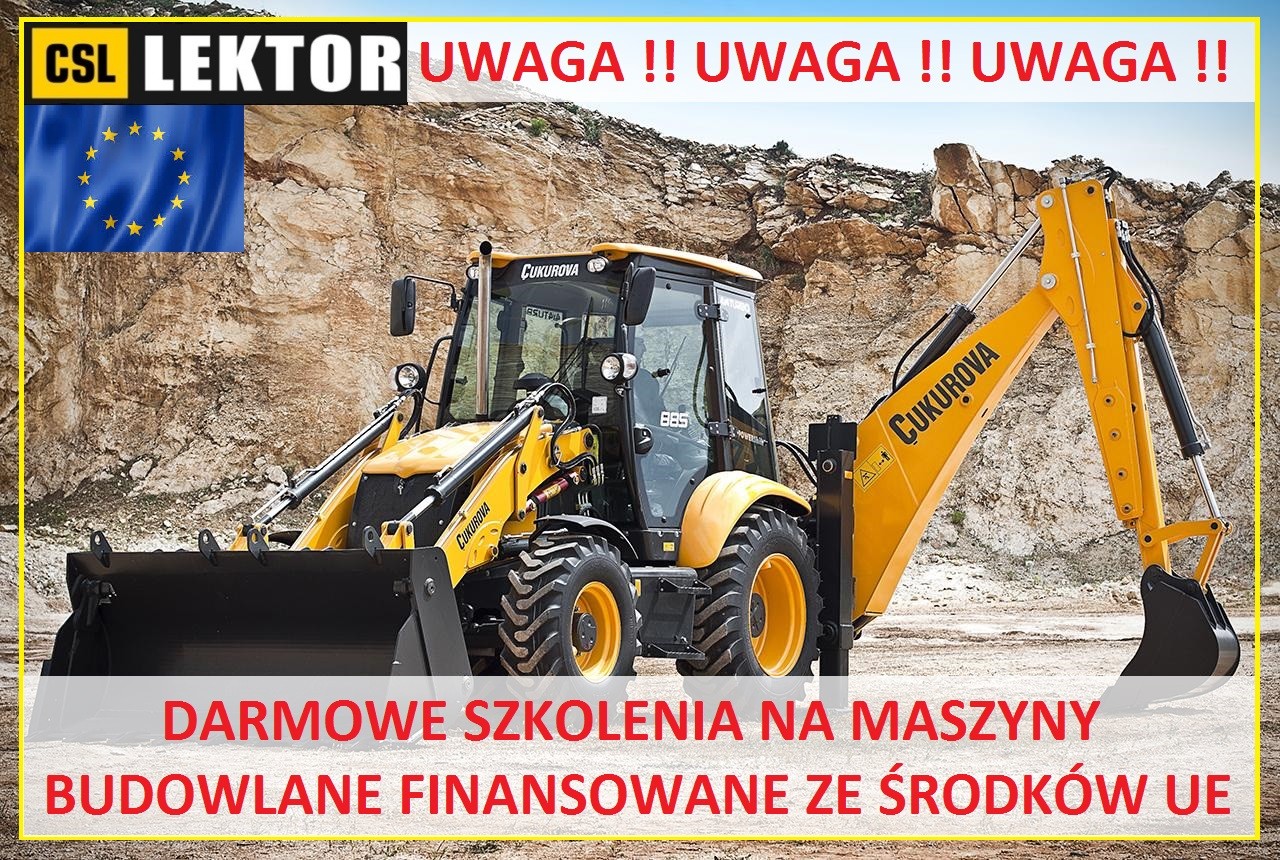 29.06. - DARMOWE SZKOLENIA NA MASZYNY BUDOWLANE !!!